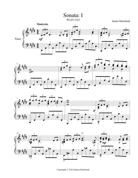 Free Sheet Music Sonata In C Sharp Minor