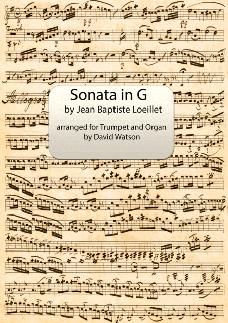 Sonata In G For Trumpet And Organ Sheet Music