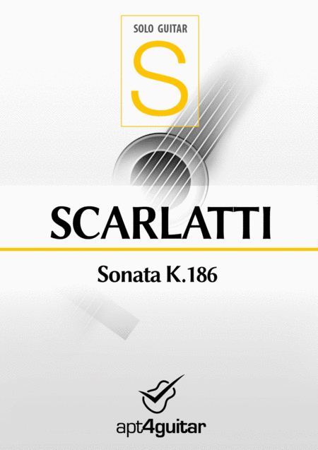 Sonata K 186 Sheet Music