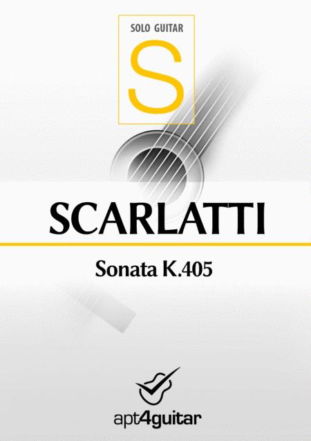 Sonata K 405 Sheet Music