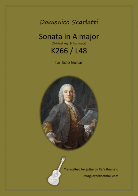 Free Sheet Music Sonata K266 L48