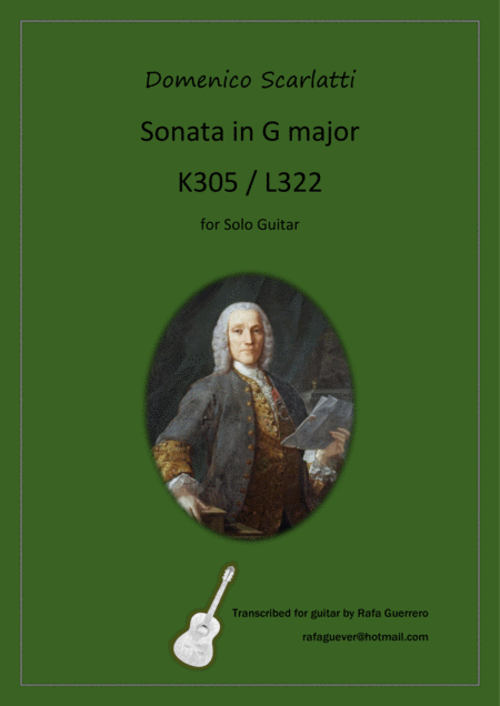 Sonata K305 L322 Sheet Music