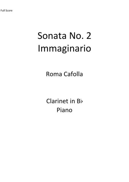 Sonata No 2 Immaginario Sheet Music