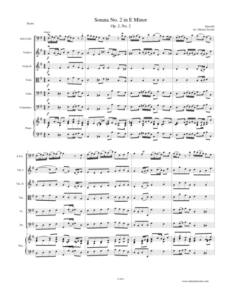 Free Sheet Music Sonata No 2 In E Minor Op 2 No 2