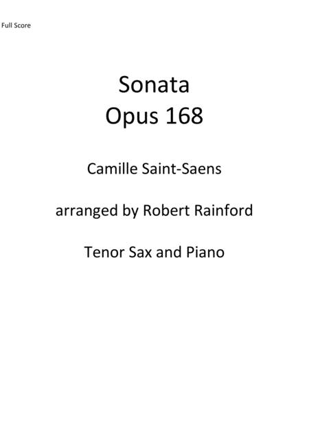 Free Sheet Music Sonata Op 168