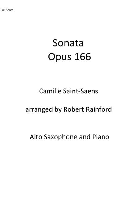 Sonata Opus 166 Sheet Music