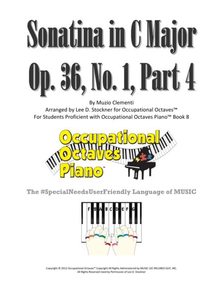 Sonatina In C Op 36 No 1 Pt 4 Sheet Music