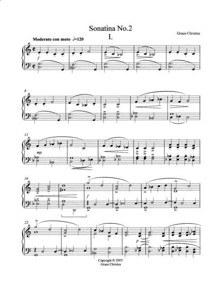 Free Sheet Music Sonatina No 2