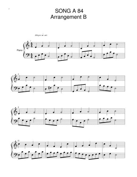 Free Sheet Music Song For Student 1
