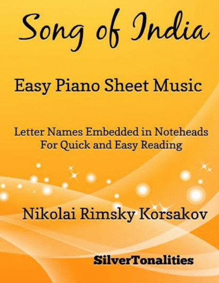 Song Of India Easy Piano Sheet Music Sheet Music