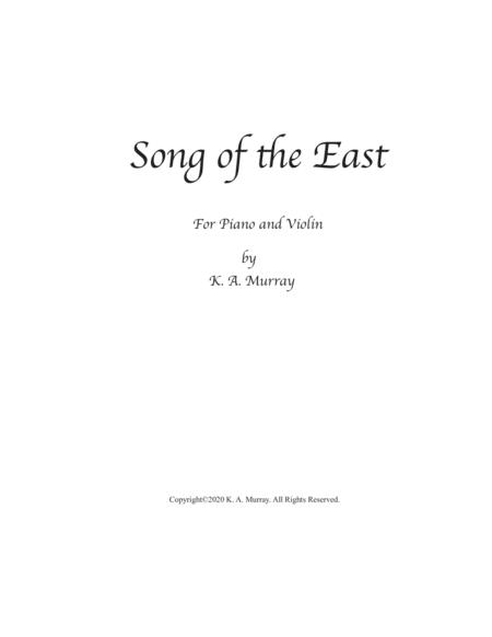 Song Of The East Piano And Violin Sheet Music