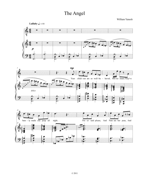 Free Sheet Music Songs For Halloween 4 The Angel