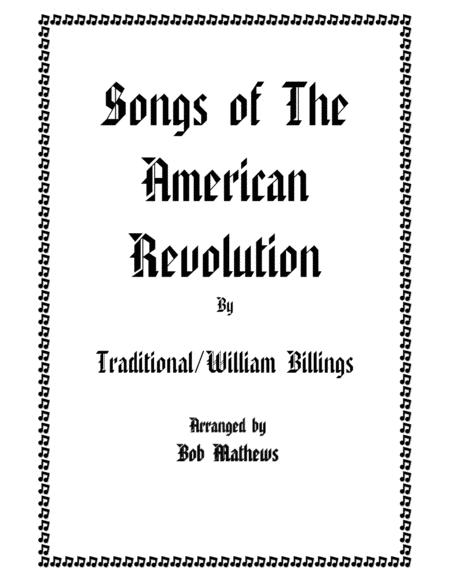 Free Sheet Music Songs Of The American Revolution