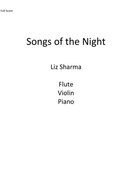 Songs Of The Night Sheet Music