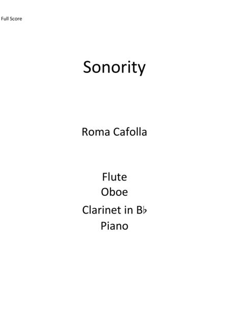 Free Sheet Music Sonority