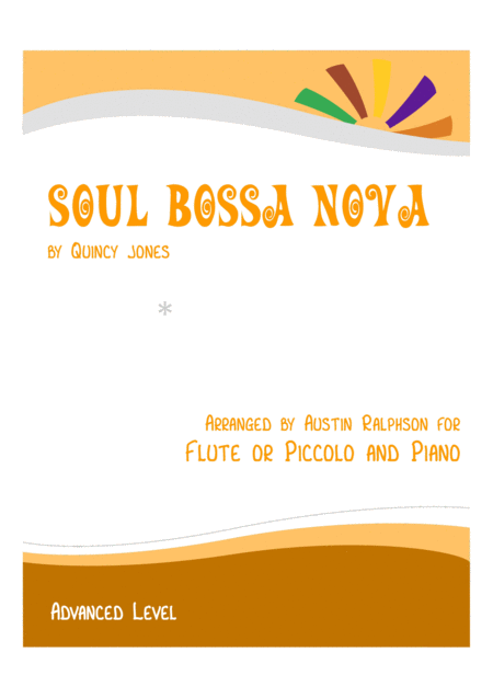 Soul Bossa Nova Flute Piccolo And Piano Sheet Music