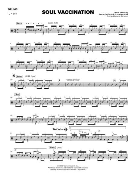 Soul Vaccination Drums Sheet Music