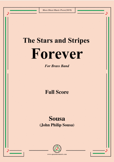 Sousa The Stars And Stripes Forever For Brass Band Sheet Music