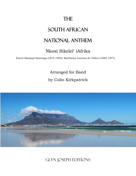 South African National Anthem Nkosi Sikelel Iafrika Sheet Music