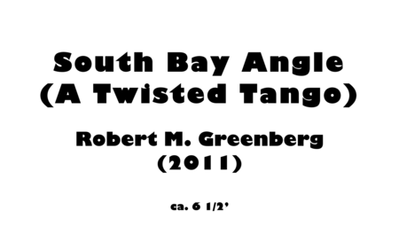 Free Sheet Music South Bay Angle For Violin And Piano