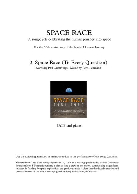 Space Race To Every Question Sheet Music