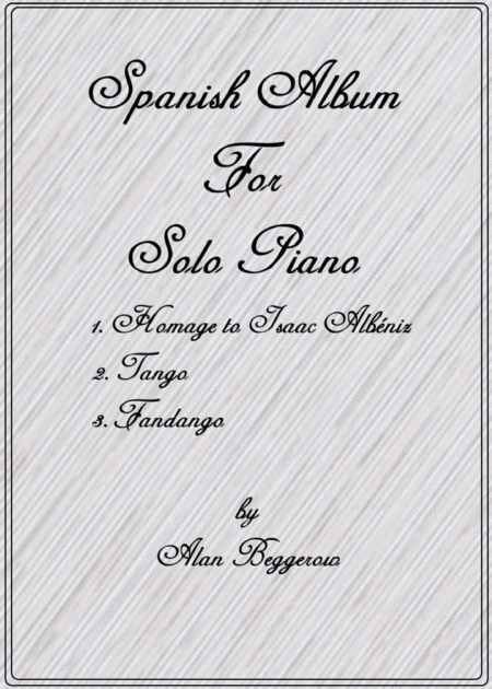 Spanish Album For Piano Solo Sheet Music