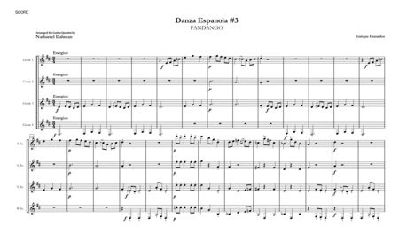 Spanish Dance 3 Sheet Music