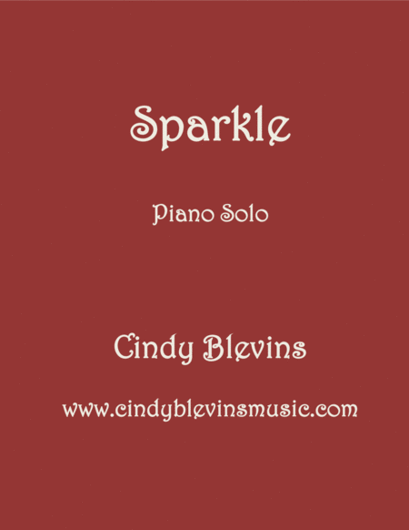 Sparkle An Original Piano Solo From My Piano Book Slightly Askew Sheet Music