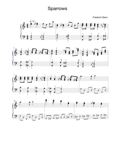 Sparrows Sheet Music