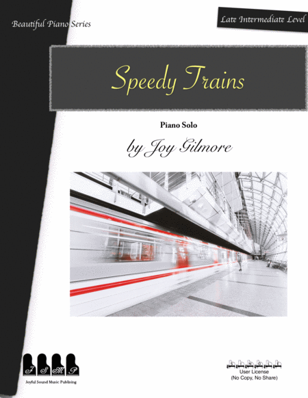 Free Sheet Music Speedy Trains