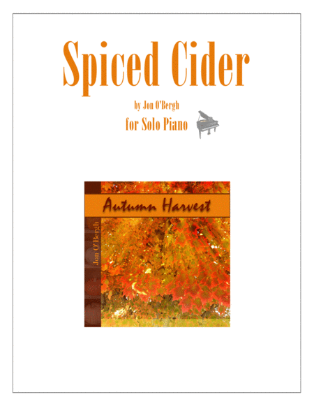 Free Sheet Music Spiced Cider Easy Solo Piano