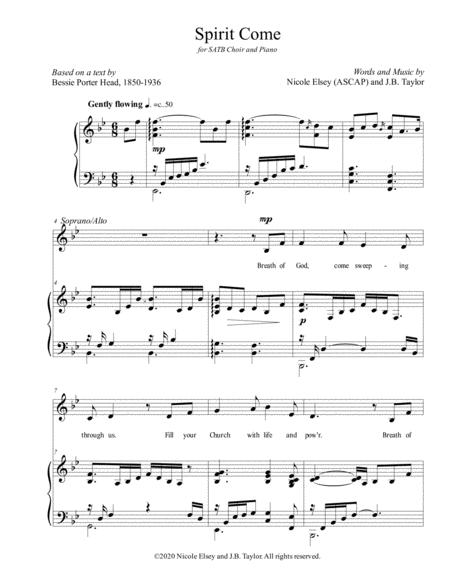 Spirit Come Sheet Music