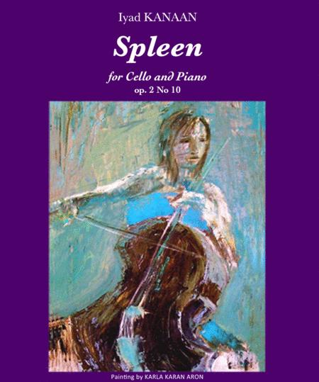 Free Sheet Music Spleen For Cello And Piano Op 2 No 10