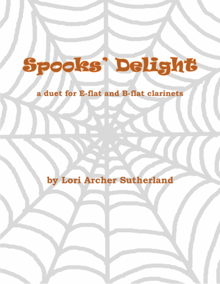 Free Sheet Music Spooks Delight For Eb Bb Clarinet Duet