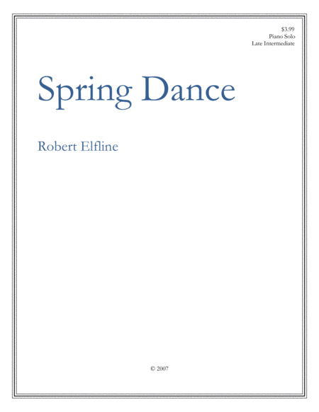 Spring Dance Sheet Music