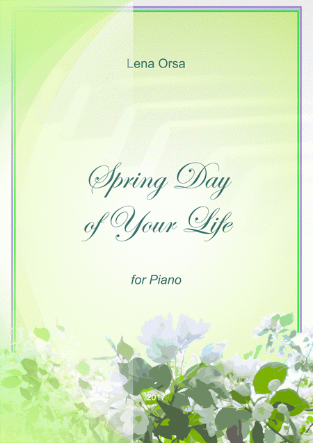 Free Sheet Music Spring Day Of Your Life