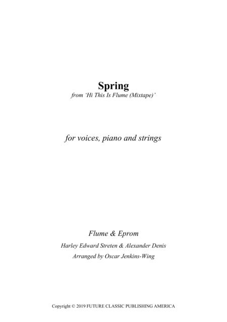 Free Sheet Music Spring Flume Eprom