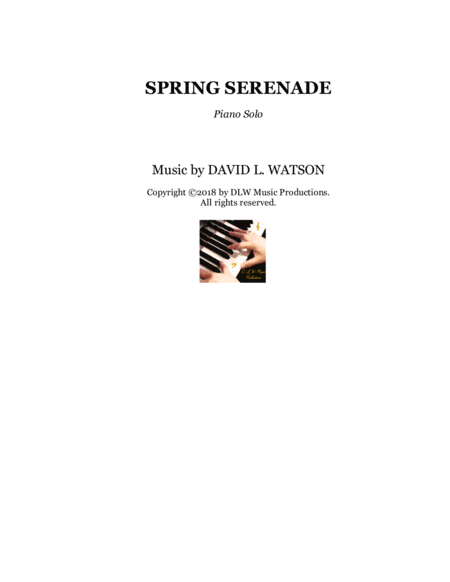 Spring Serenade Sheet Music