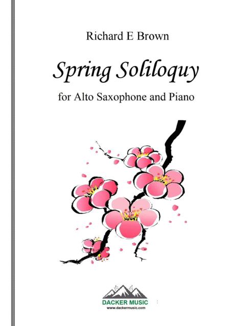 Spring Soliloquy Alto Saxophone Sheet Music