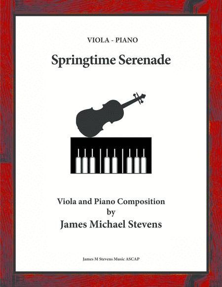 Springtime Serenade Viola Piano Sheet Music