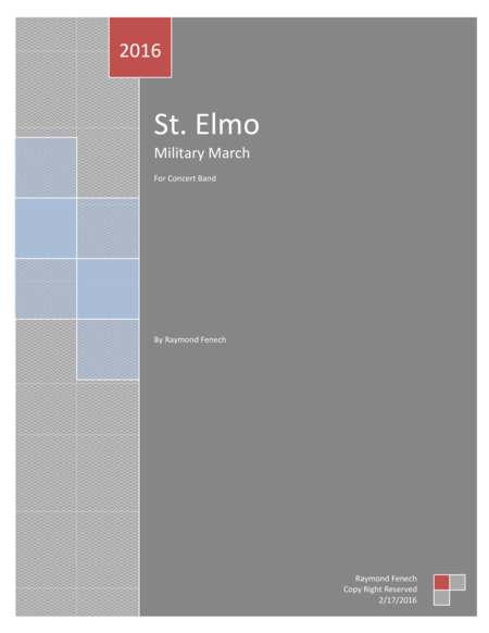 St Elmo For Pep Band Concert Band Marching Band Sheet Music