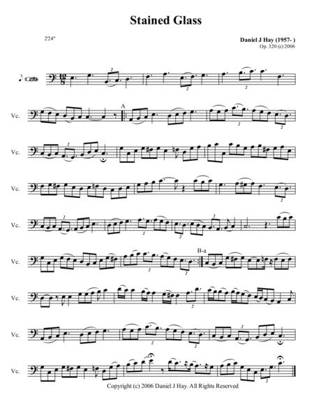 Stained Glass Bass Solo Sheet Music