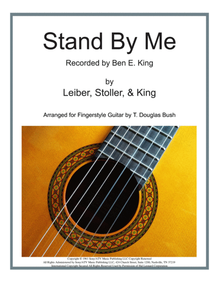 Stand By Me Arranged For Fingerstyle Guitar Sheet Music