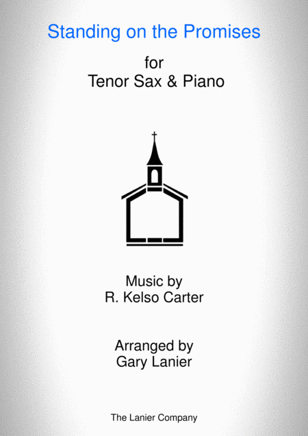 Standing On The Promises Tenor Sax Piano And Tenor Sax Part Sheet Music