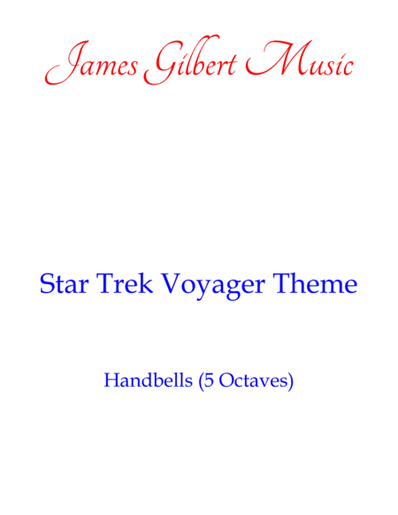 Star Trek Voyager Main Title Sheet Music