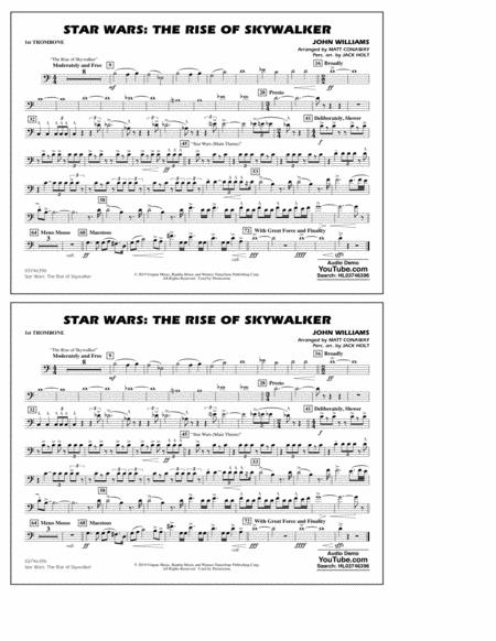 Free Sheet Music Star Wars The Rise Of Skywalker Arr Matt Conaway 1st Trombone