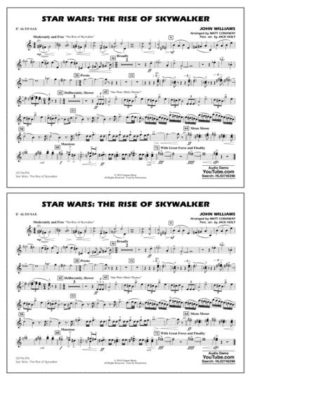 Star Wars The Rise Of Skywalker Arr Matt Conaway Eb Alto Sax Sheet Music