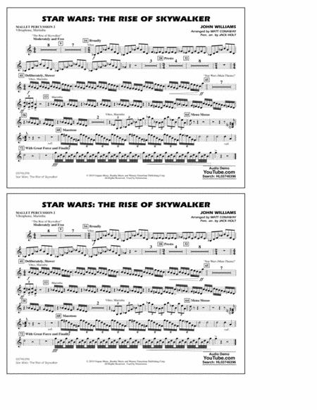 Star Wars The Rise Of Skywalker Arr Matt Conaway Mallet Percussion 2 Sheet Music