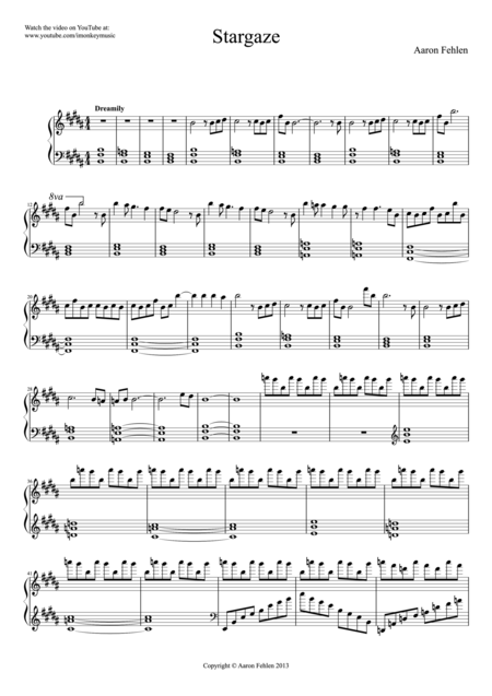 Stargaze Sheet Music