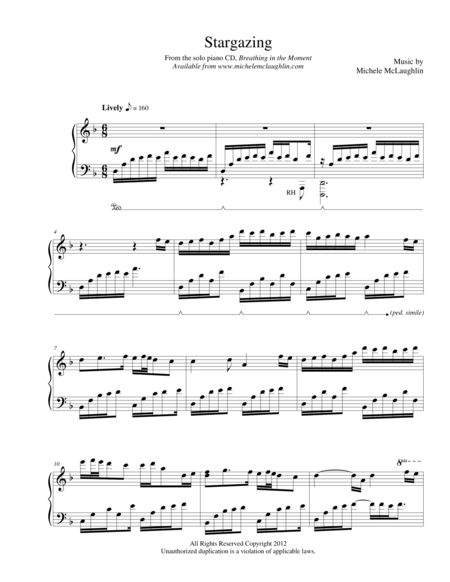 Free Sheet Music Stargazing